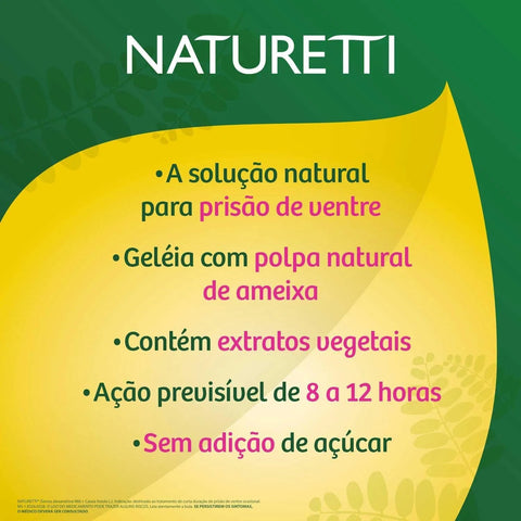 Naturetti Sabor Ameixa Sem Açúcar Geleia 130g