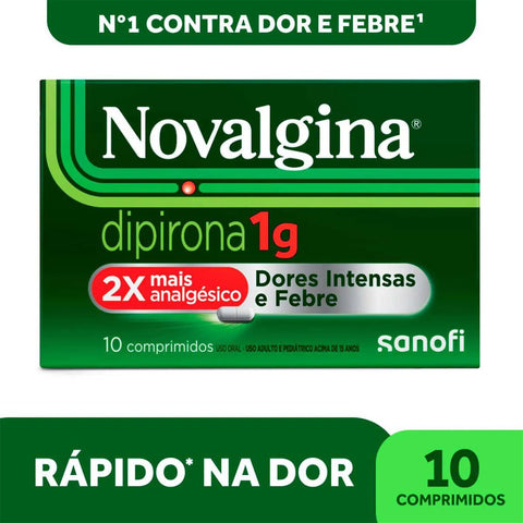 Novalgina  1g - 10 Unidades - Comprimido
