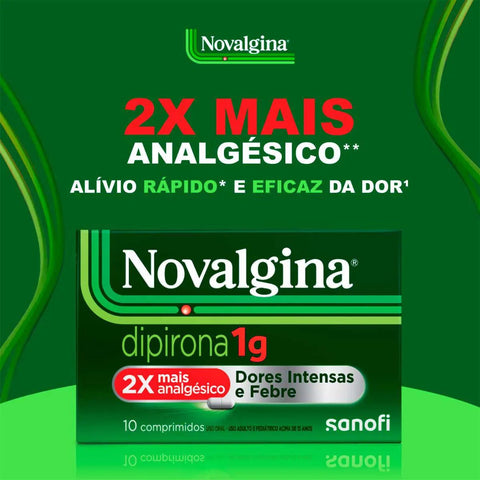 Novalgina  1g - 10 Unidades - Comprimido