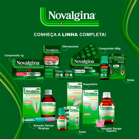 Novalgina  1g - 10 Unidades - Comprimido