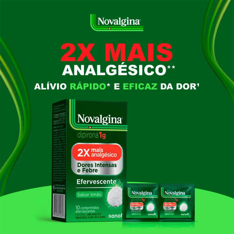 Novalgina  1g - 10 Unidades - Efervescente