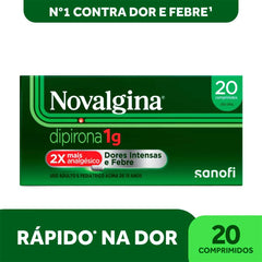 Novalgina  1g - 20 Unidades - Comprimido