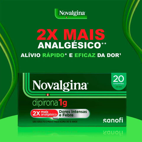 Novalgina  1g - 20 Unidades - Comprimido