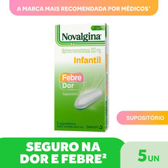 Novalgina  300mg - 5 Unidades - Supositório