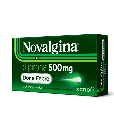 Novalgina  500mg - 30 Unidades - Comprimido