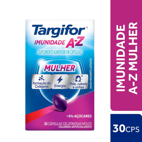 Polivitamínico Targifor Mulher Imunidade A-Z  30 Unidades - Cápsula
