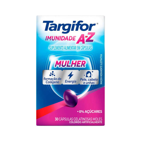 Polivitamínico Targifor Mulher Imunidade A-Z  30 Unidades - Cápsula