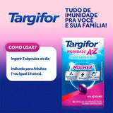 Polivitamínico Targifor Mulher Imunidade A-Z  60 Unidades - Cápsula