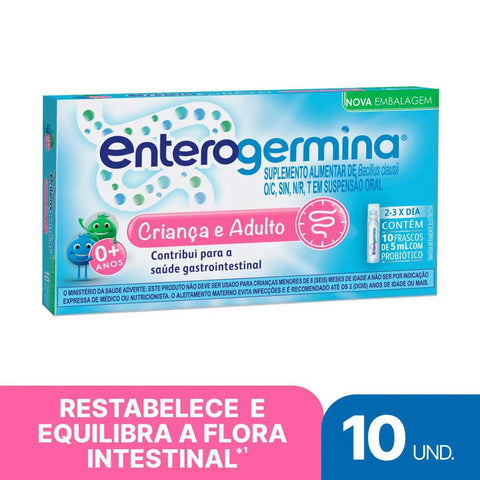 Probiótico Enterogermina  10 Unidades - Sachê