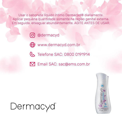 Sabonete Íntimo Dermacyd ProBio Delicata Jasmim, Líquido, 200ml