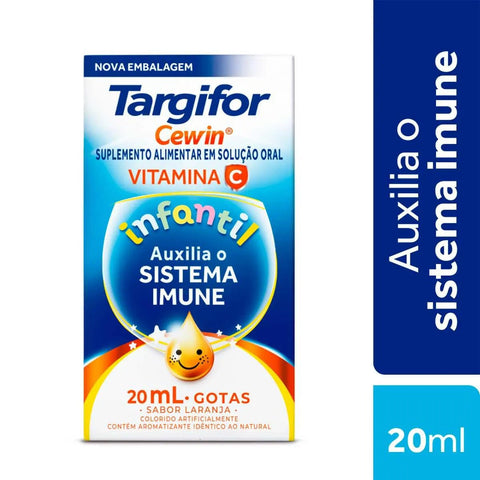 Vitamina C Cewin Targifor  200mg/mL - 20 mL - Solução