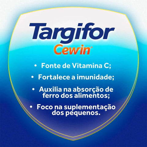 Vitamina C Cewin Targifor  200mg/mL - 20 mL - Solução