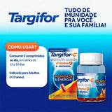 Vitamina C Targifor C  500mg + 500mg - 30 Unidades - Comprimido