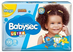 Fralda Babysec Ultrasec  Tamanho XXG - 28 Unidades