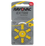 Pilha para Aparelho Auditivo Rayovac 10 - 6 unidades