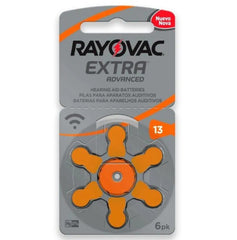 Pilha para Aparelho Auditivo Rayovac 13 - 6 unidades