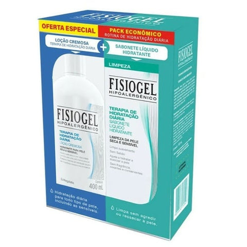 Kit Fisiogel Tdh Sabonete, Líquido, 1 Unidade Com 150Ml + Loção Hidratante Corporal, 1 Unidade Com 400Ml, Oferta Especial