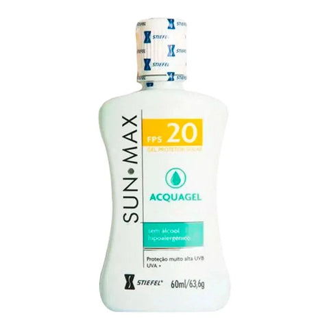 Protetor Solar Sunmax Acquagel  FPS 20 - 60 mL