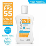 Protetor Solar Sunmax Fluid  Oleosa a Mista - FPS 55 - 120 mL