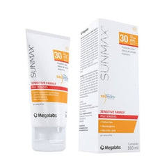 Protetor Solar Sunmax Sensitive  FPS 30 - 160 mL