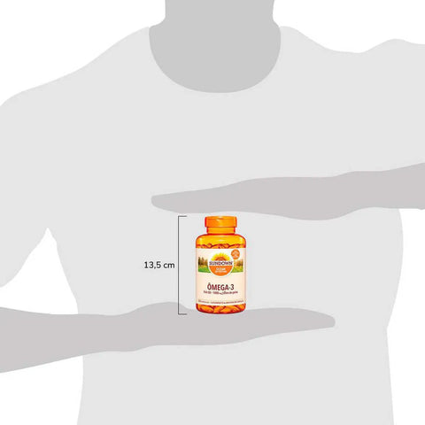 Ômega 3 (Sundown Naturals)  1000mg - 120 Unidades - Cápsula