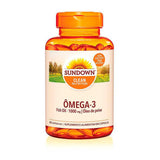 Ômega 3 (Sundown Naturals)  1000mg - 60 Unidades - Cápsula (A1)