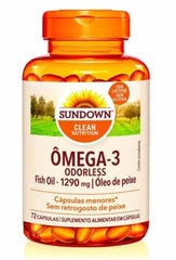 Ômega 3 (Sundown Naturals)  1290mg - 72 Unidades - Cápsula