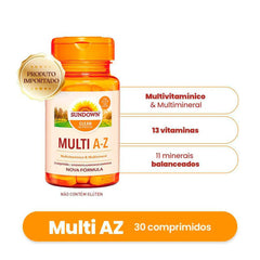 Polivitamínico Multi A-Z (Sundown Naturals)  30 Unidades - Comprimido