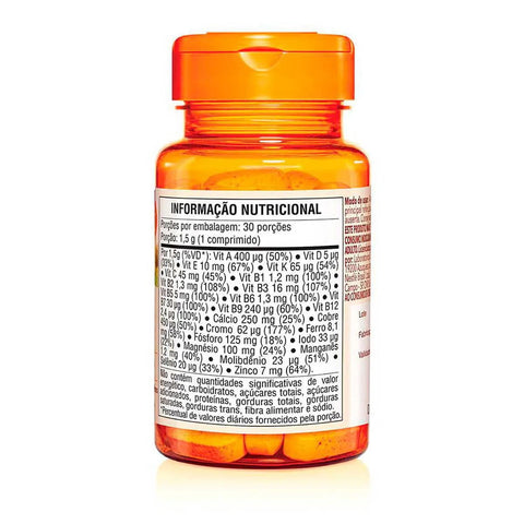Polivitamínico Multi A-Z (Sundown Naturals)  30 Unidades - Comprimido