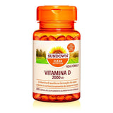 Vitamina D (Sundown Naturals)  2000UI - 200 Unidades - Cápsula