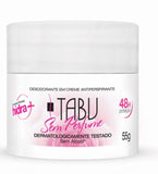 Desodorante Antitranspirante Creme Tabu Sem Perfume 55g