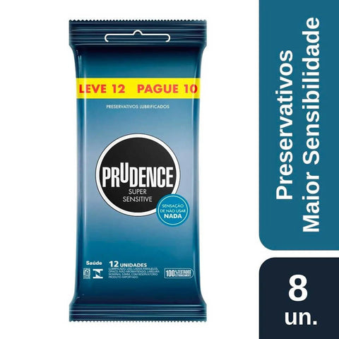 Preservativo Prudence Super Sensitive  10 + 2 unidades