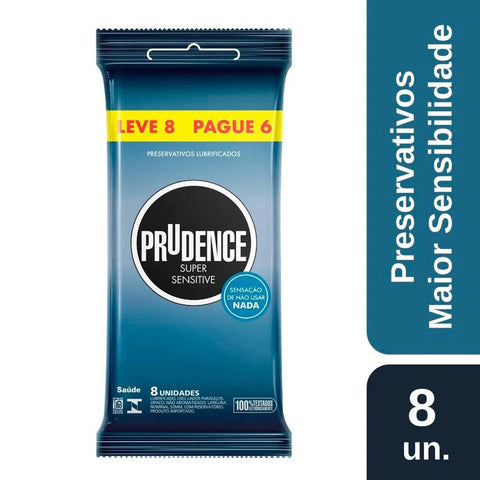Preservativo Prudence Super Sensitive  6 + 2 unidades