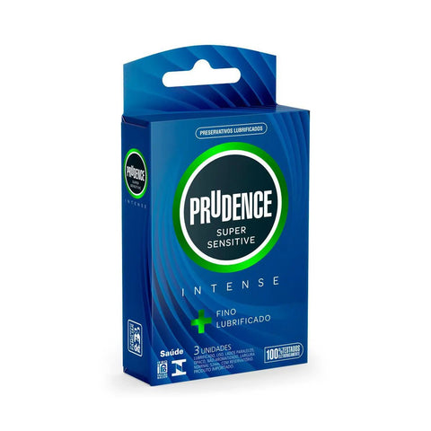 Preservativo Prudence Super Sensitive (Intense)  3 unidades