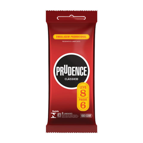 Preservativo Prudence Tradicional  6 + 2 unidades