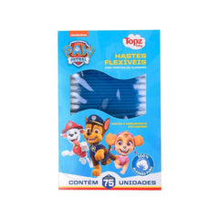 Hastes Flexíveis Topz Baby Patrulha Canina 75 Unidades