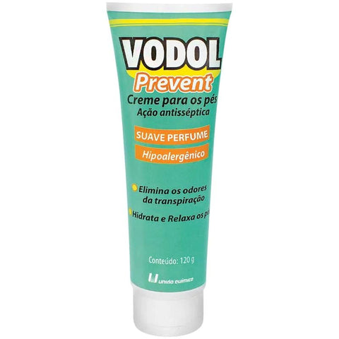 Creme Para Os Pés Vodol Prevent Suave Perfume, 120G