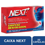 Next  400mg + 4mg + 4mg - 20 Unidades - Cápsula