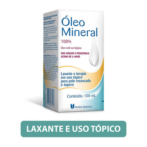 Óleo Mineral (União Química)  100 mL - Solução