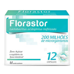 Probiótico Florastor  12 Unidades - Cápsula