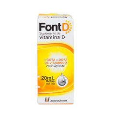 Vitamina D Font D  2.000UI - 20 mL - Solução