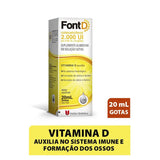 Vitamina D Font D  2.000UI - 20 mL - Solução