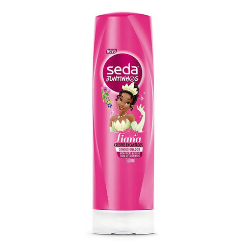 Condicionador Infantil Seda Juntinhos Crespos Encantados Tiana 300Ml