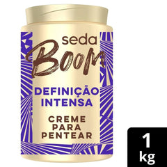 Creme Para Pentear Seda Boom Definição Intensa 1kg