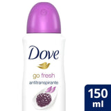 Desodorante Aerosol Dove Go Fresh Amora & Flor de Lótus 150ml