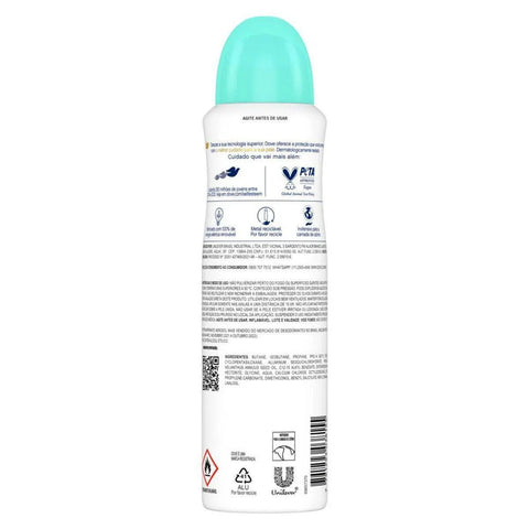 Desodorante Antitransparente Dove Nutritive Secrets Pêra e Aloe e Vera, Aerossol Com 150Ml