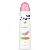 Desodorante Antitranspirante Feminino Dove Go Fresh, Romã e Verbena, Aerossol, 1 Unidade Com 150Ml