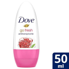 Desodorante Antitranspirante Feminino Dove Go Fresh, Romã e Verbena, Roll-On, 1 Unidade Com 50Ml
