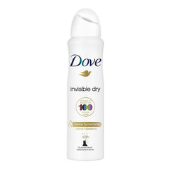Desodorante Antitranspirante Feminino Dove Invisible Dry, Aerossol, 1 Unidade Com 150Ml