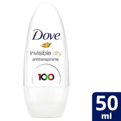 Desodorante Antitranspirante Feminino Dove Invisible Dry, Roll-On, 1 Unidade Com 50Ml